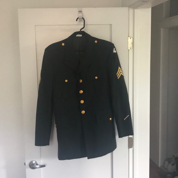 Oversized Authentic Military Blazer Dress - Picture 3 of 7